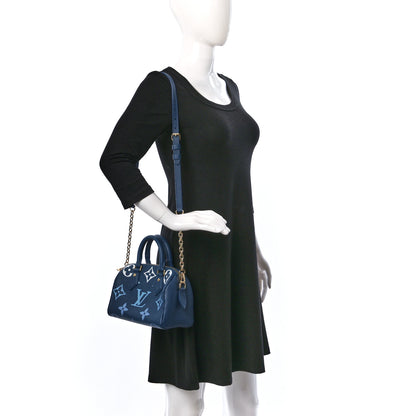 Louis Vuitton Empreinte Monogram Giant Speedy Bandouliere 20 Degrade Blue 2 of 8