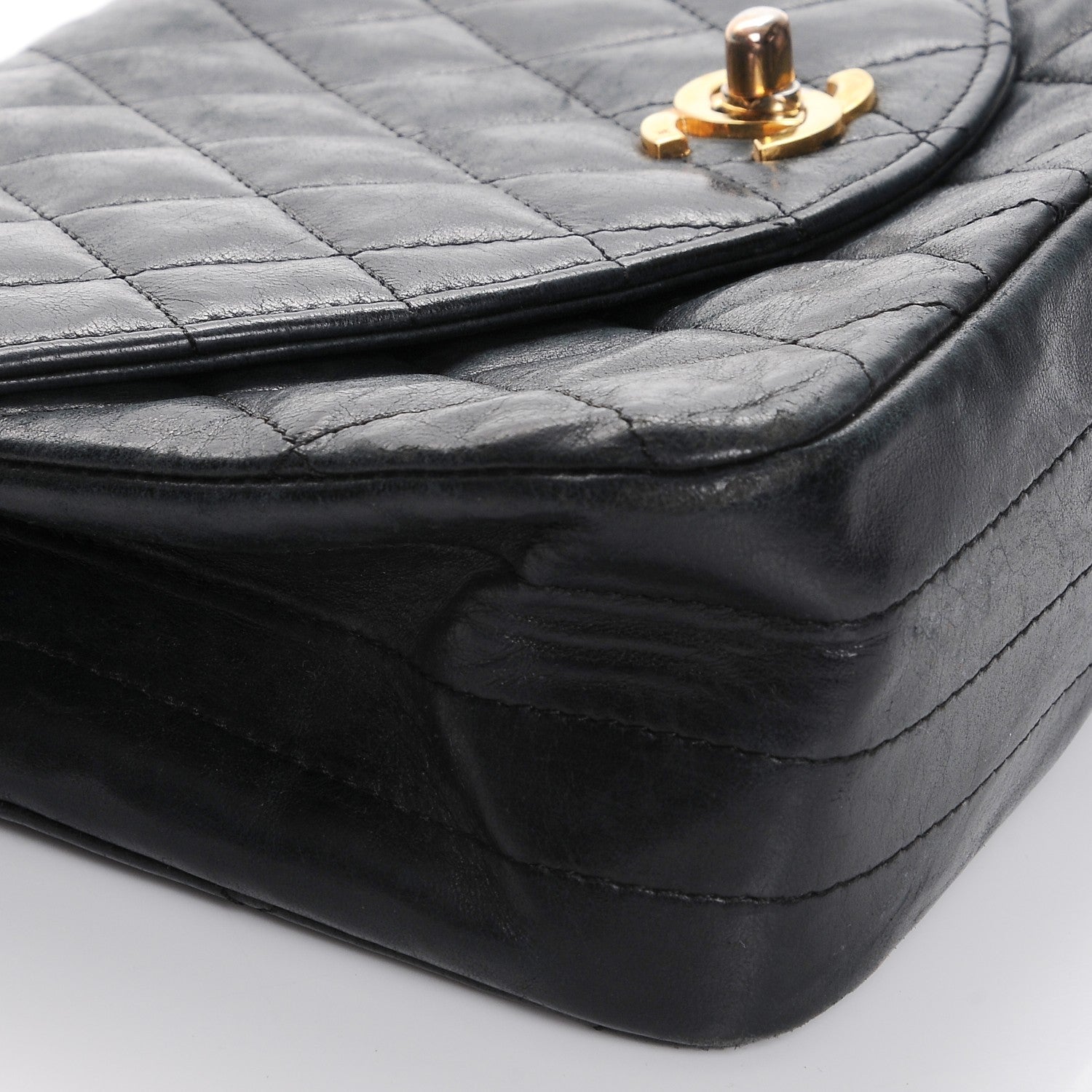 Chanel Lambskin Quilted Small Single Flap Black 11 of 11