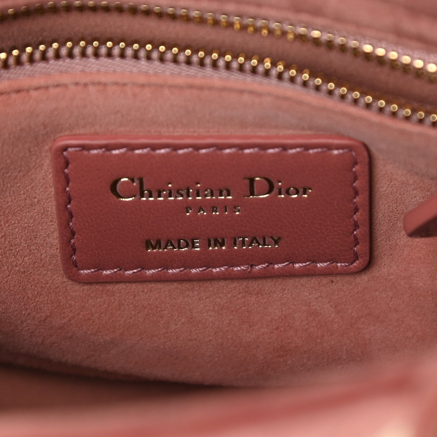 Christian Dior Velvet Mini Lady Dior Pink 6 of 9