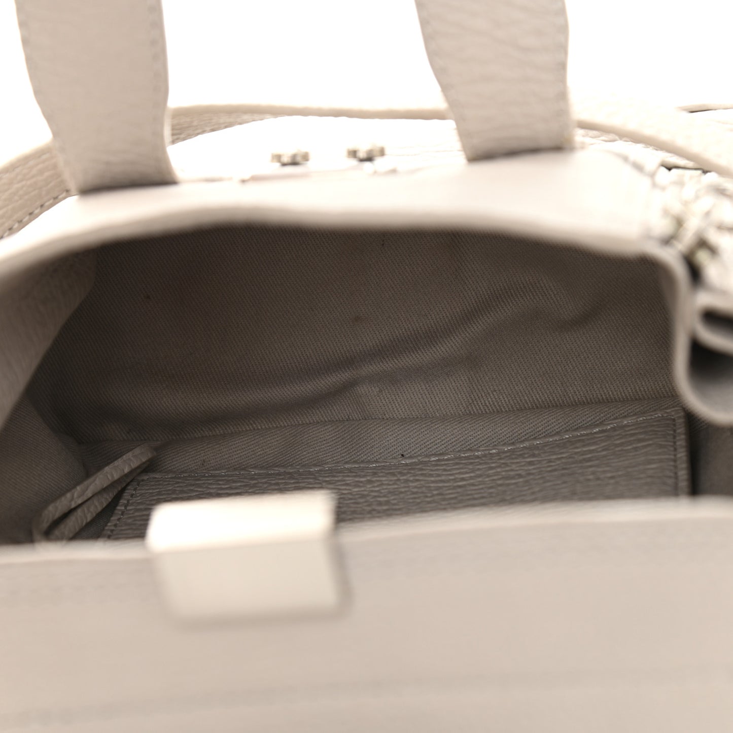 Textured Calfskin Mini Pashli Satchel Feather