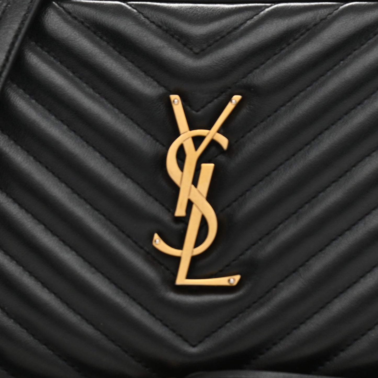 Calfskin Matelasse Monogram Lou Camera Bag Black
