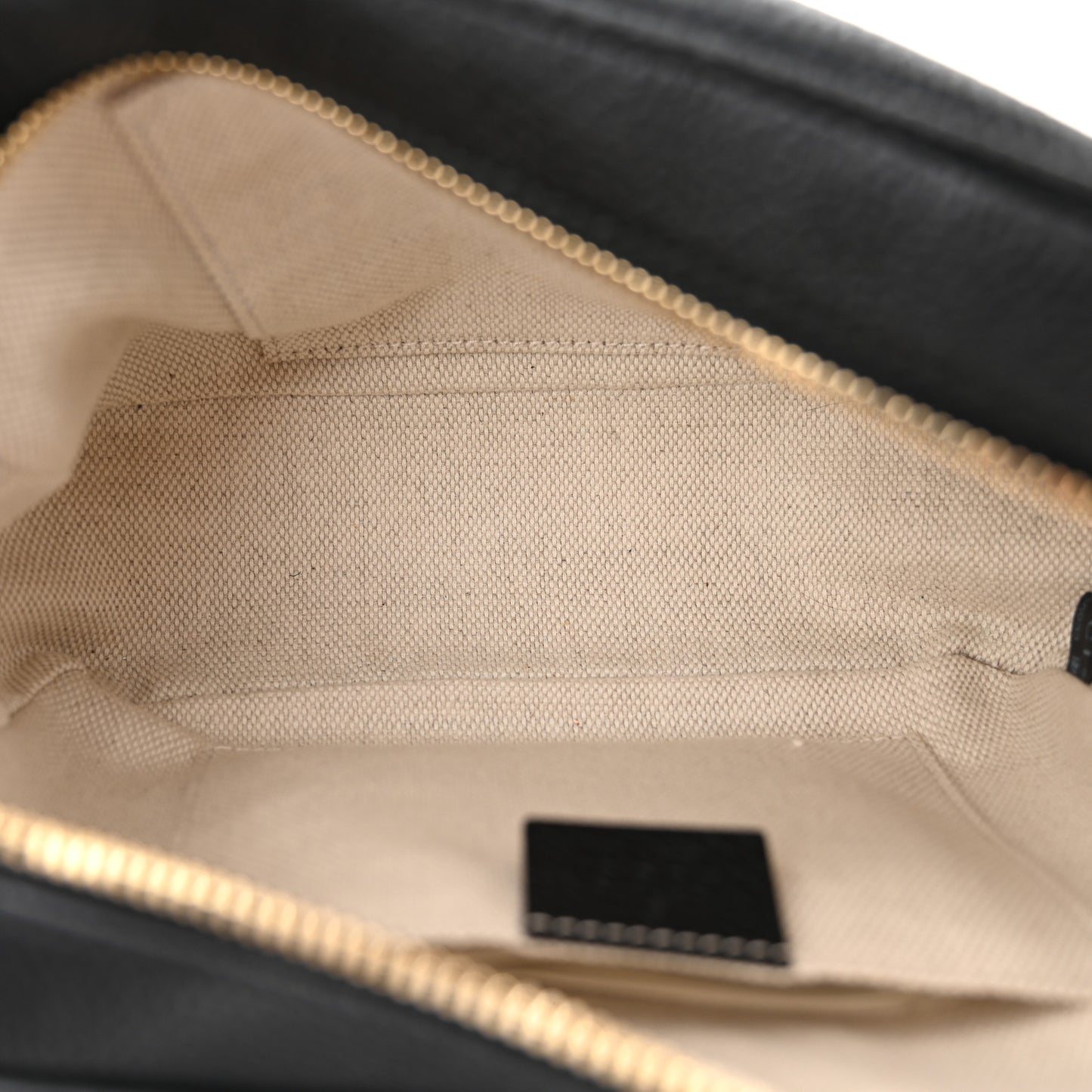 Pebbled Calfskin Small Soho Disco Bag Black
