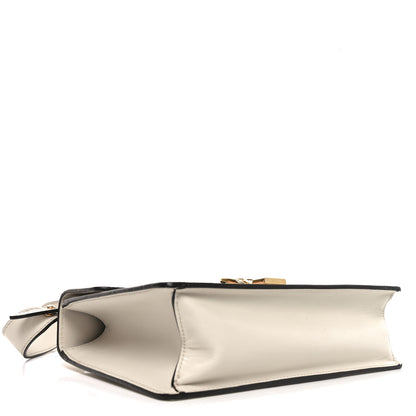 Gucci Calfskin Small Sylvie Shoulder Bag Off White 4 of 10