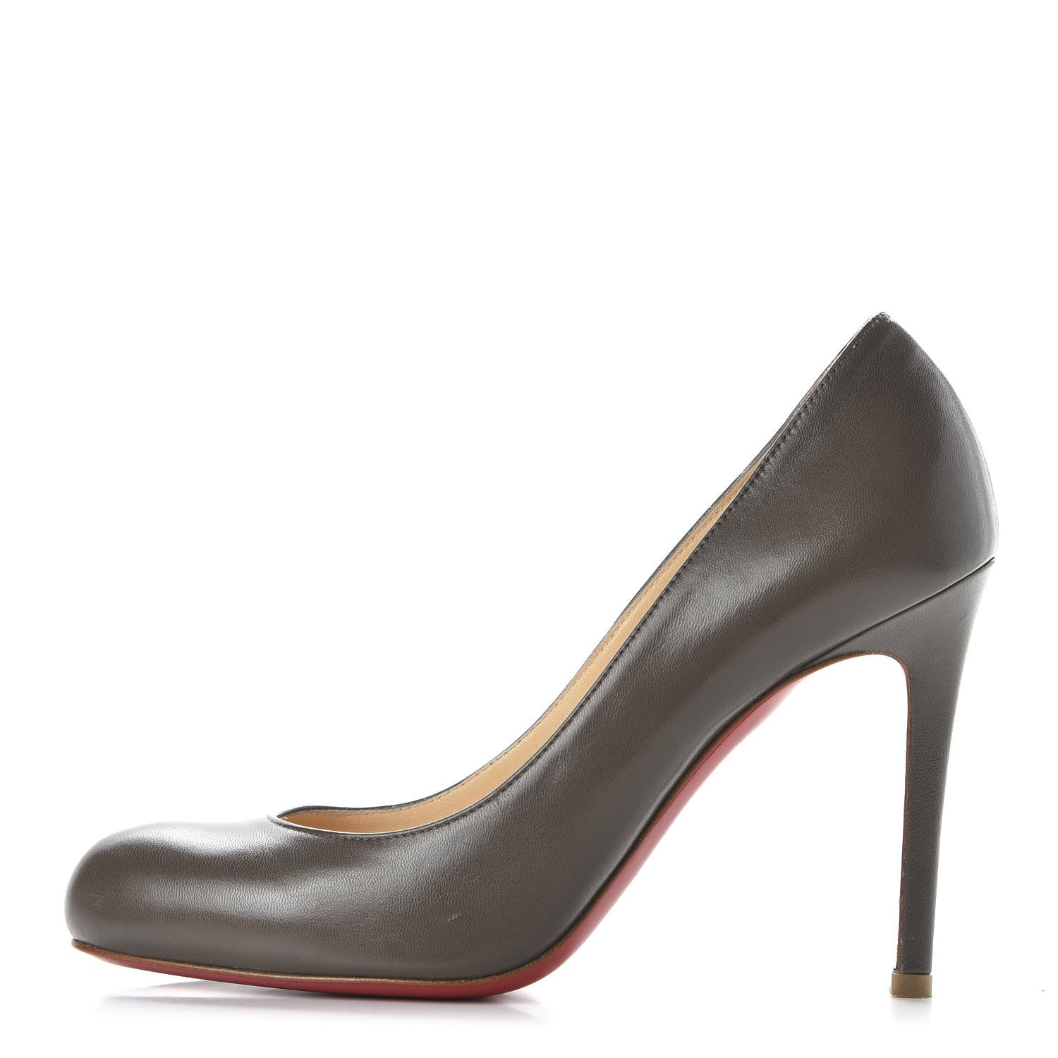 Christian Louboutin Kid Simple 100 Pumps 36.5 Mastic 1 of 8