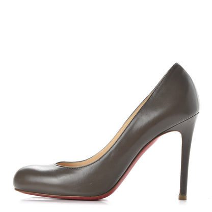 Christian Louboutin Kid Simple 100 Pumps 36.5 Mastic 1 of 8