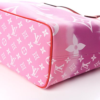 Louis Vuitton Monogram Escale Neverfull MM Rouge 4 of 12