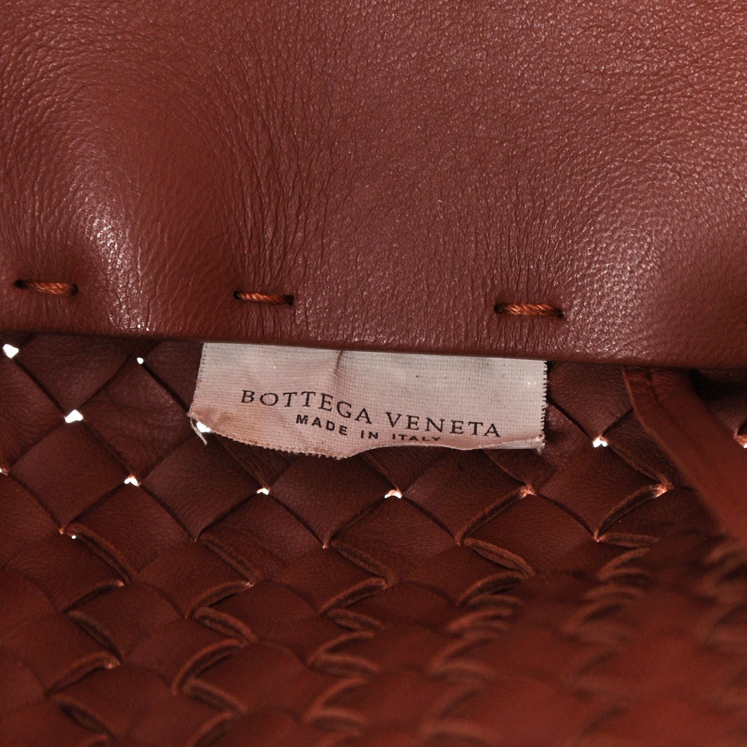Bottega Veneta Nappa Intrecciato Medium Cabat Rust 9 of 11