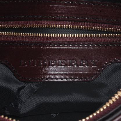 Burberry Soft Lambskin Bridle Calfskin Large Gosford Hobo Black 6 of 10