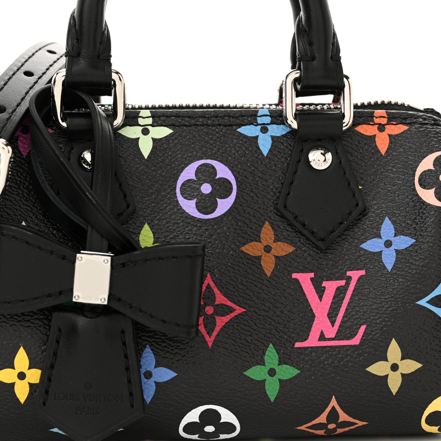 Louis Vuitton LV X TM Monogram Multicolor Nano Speedy Black 7 of 11