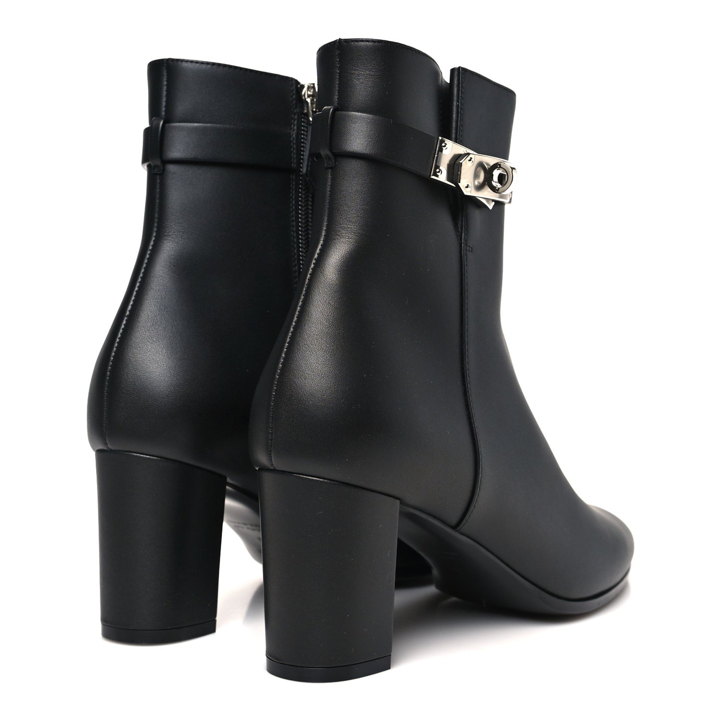 Calfskin Saint Germain Ankle Boots 39 Black