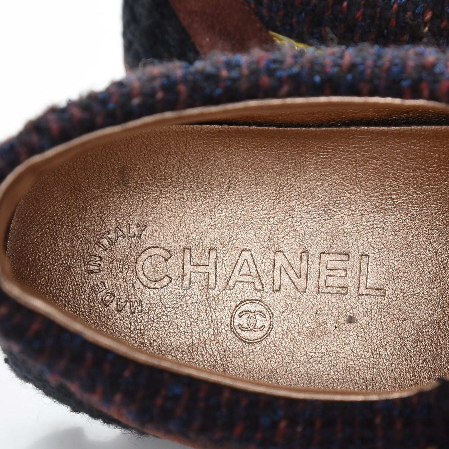 Tweed Suede Calfskin Runway Sneakers 40 Black Multicolor