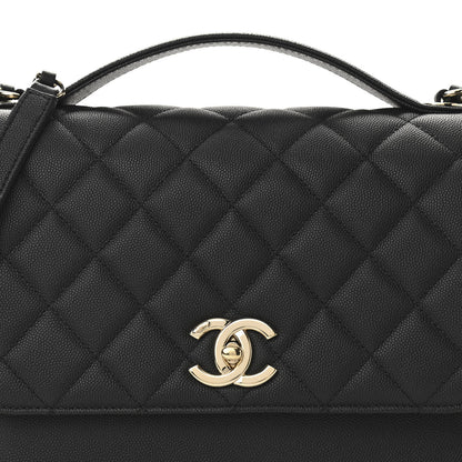 Chanel Caviar Quilted Large Business Affinity Flap Black 8 of 10