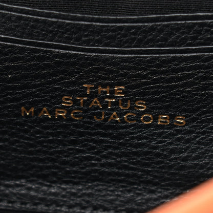 Marc Jacobs Grained Calfskin Quilted Double Stitched The Status Flap Crossbody Bag Black Multi 6 of 14