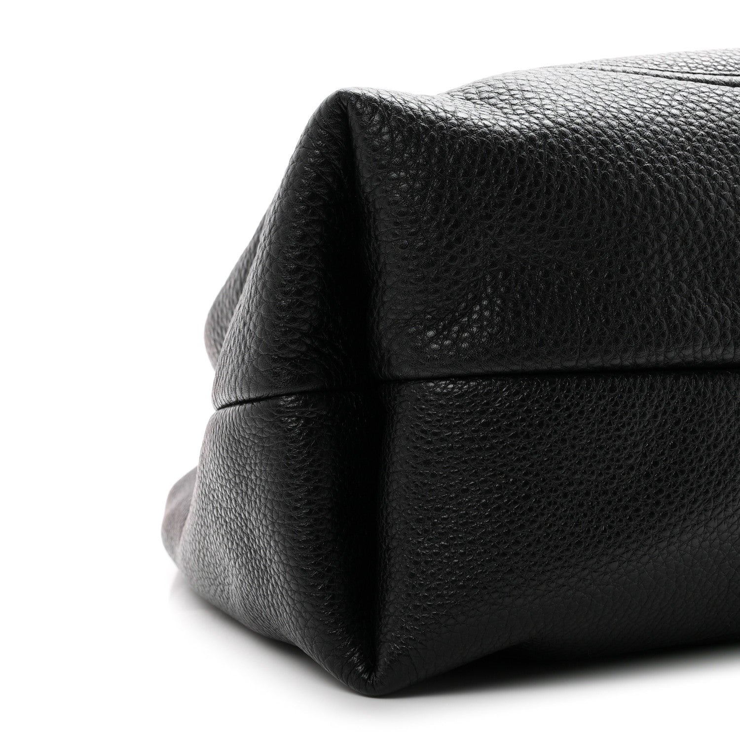 Gucci Grained Calfskin Softbit Maxi Shoulder Bag Black 10 of 11