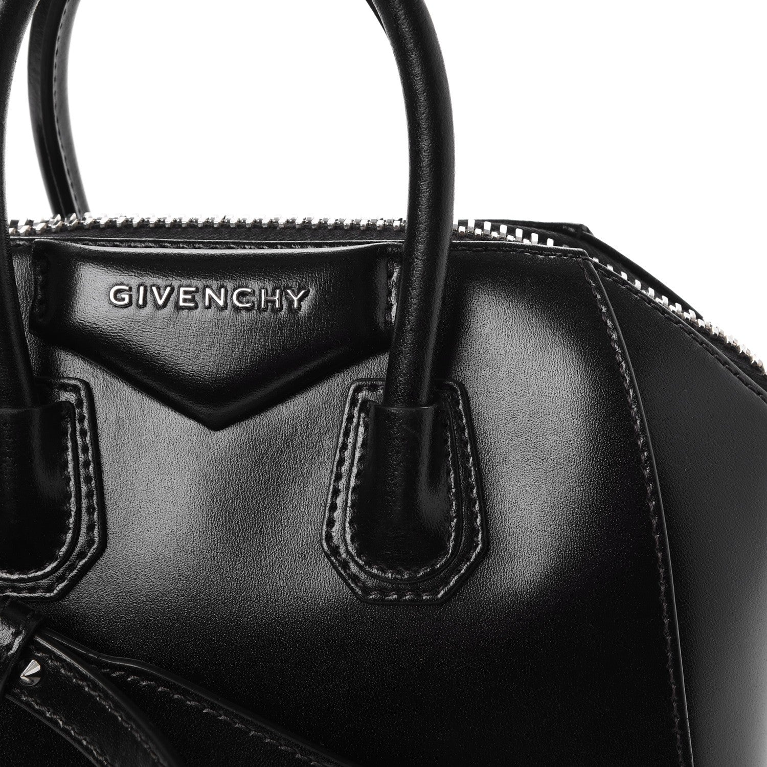 Givenchy Shiny Lord Calfskin Mini Antigona Black 8 of 11
