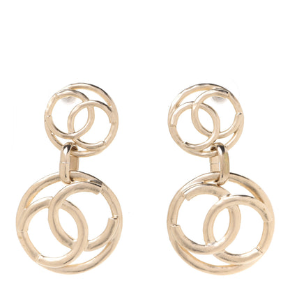 Chanel CC Drop Earrings Gold 1 of 4