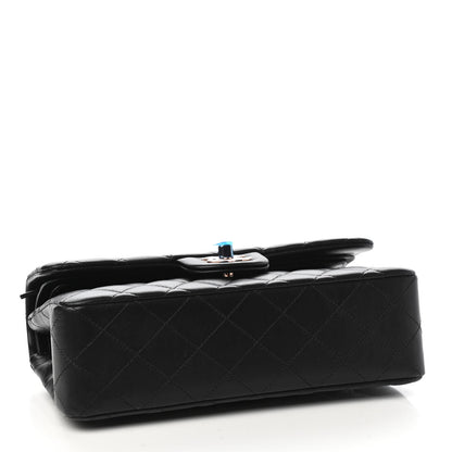 Chanel Lambskin Quilted Small Double Flap Black 4 of 11