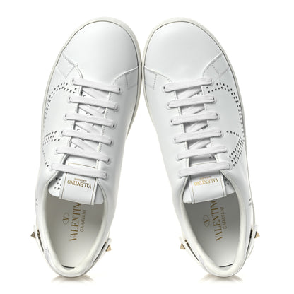 Valentino Garavani Calfskin Womens Backnet Sneakers 39.5 White 2 of 11
