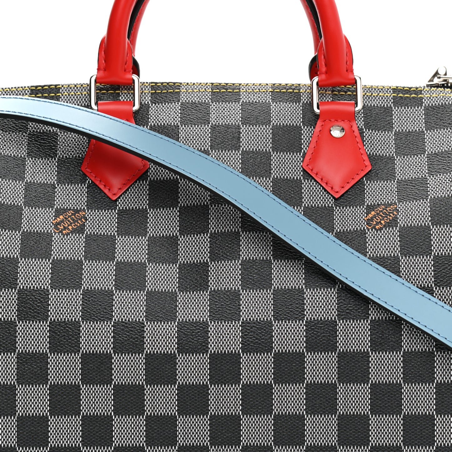 Damier Speedy Bandouliere 30 Black White
