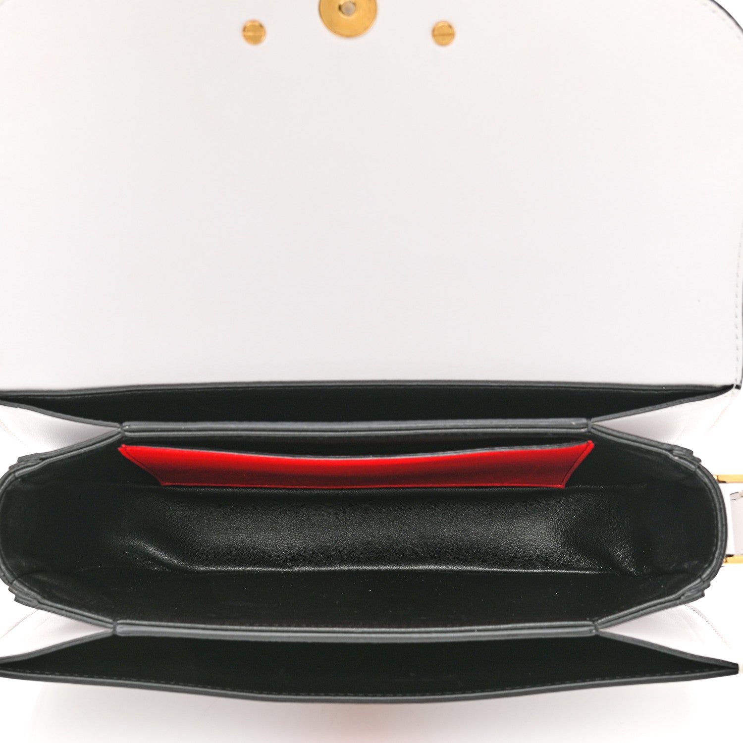 Valentino Garavani Smooth Calfskin Supervee Shoulder Bag Optic White 5 of 12