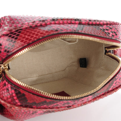 Gucci Python Small Soho Disco Bag Red 7 of 7