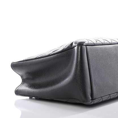 Chanel Caviar Quilted Grand Shopping Tote GST Black 8 of 10