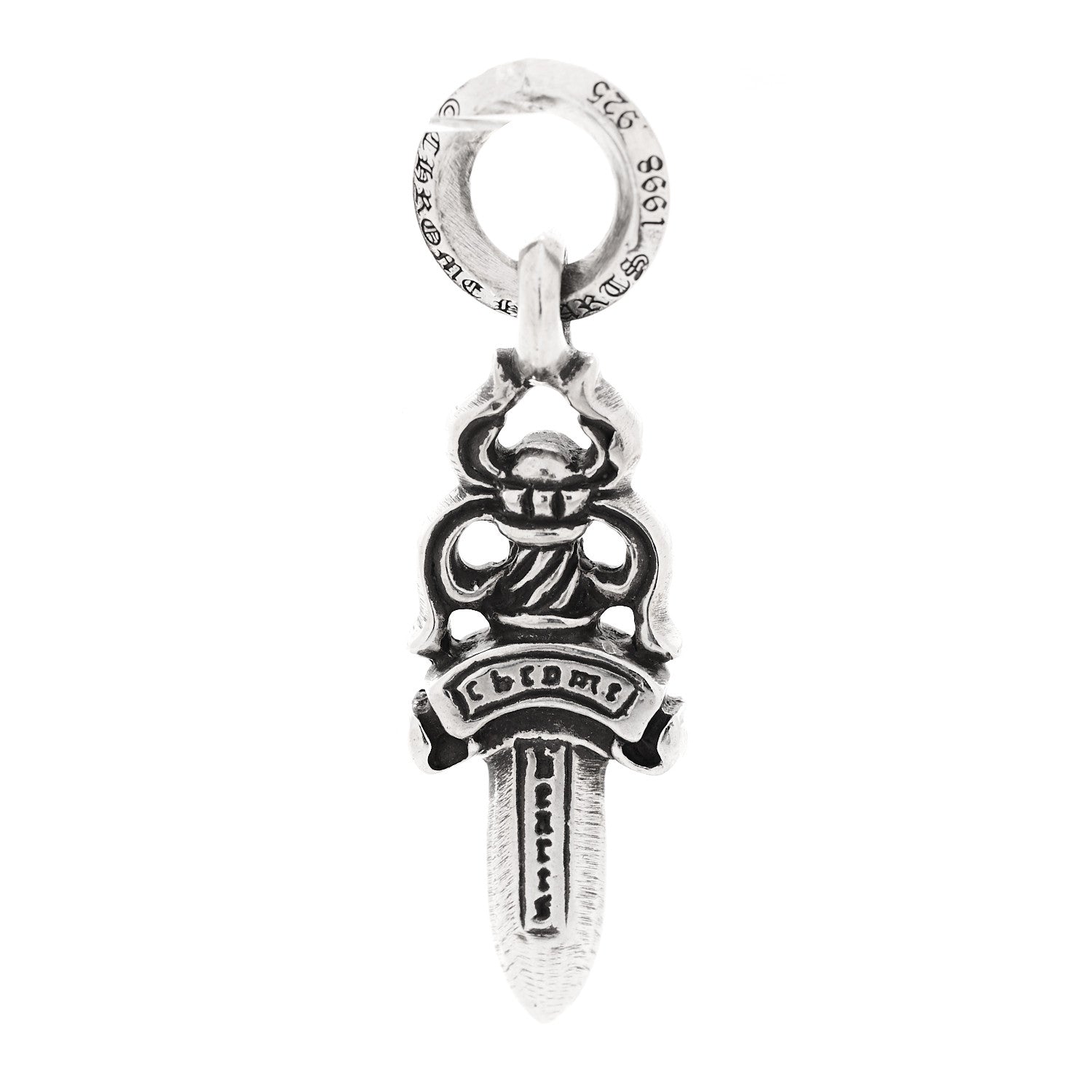 Chrome Hearts Sterling Silver Small Dagger Pendant 1 of 4