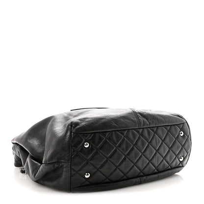 Chanel Calfskin Large Trianon Tote Black 4 of 9