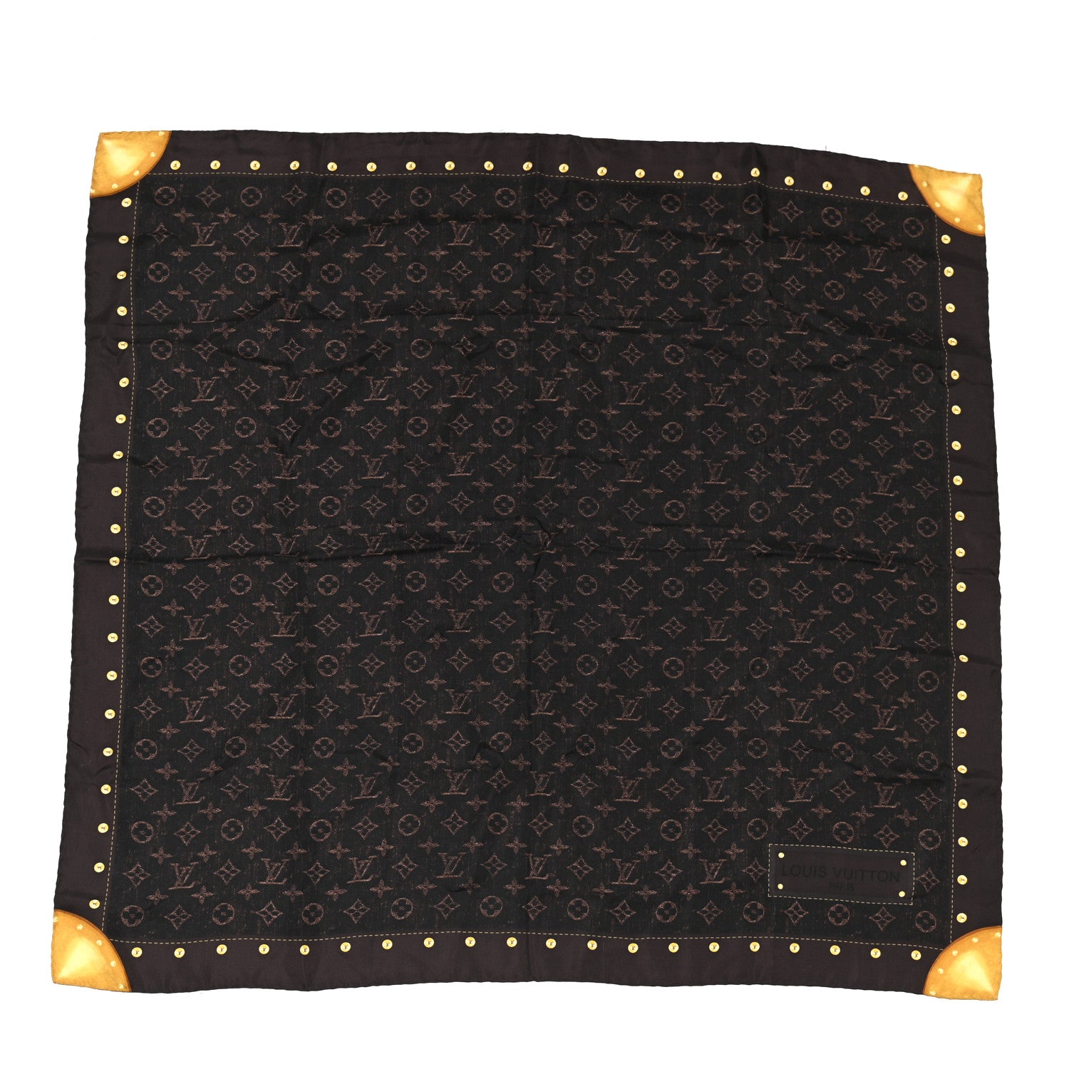 Louis Vuitton Cotton Denim Monogram Scarf Ebene 1 of 6