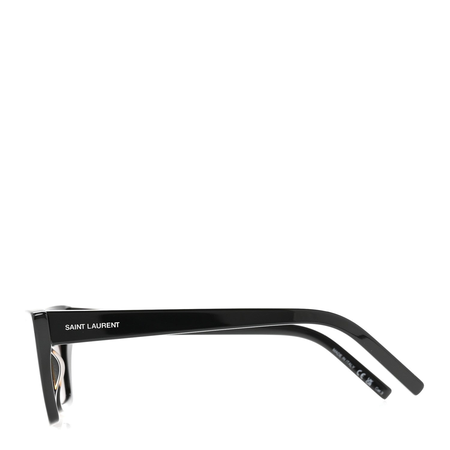 Saint Laurent Acetate Mica Cat Eye Sunglasses SL 276 Black 3 of 8