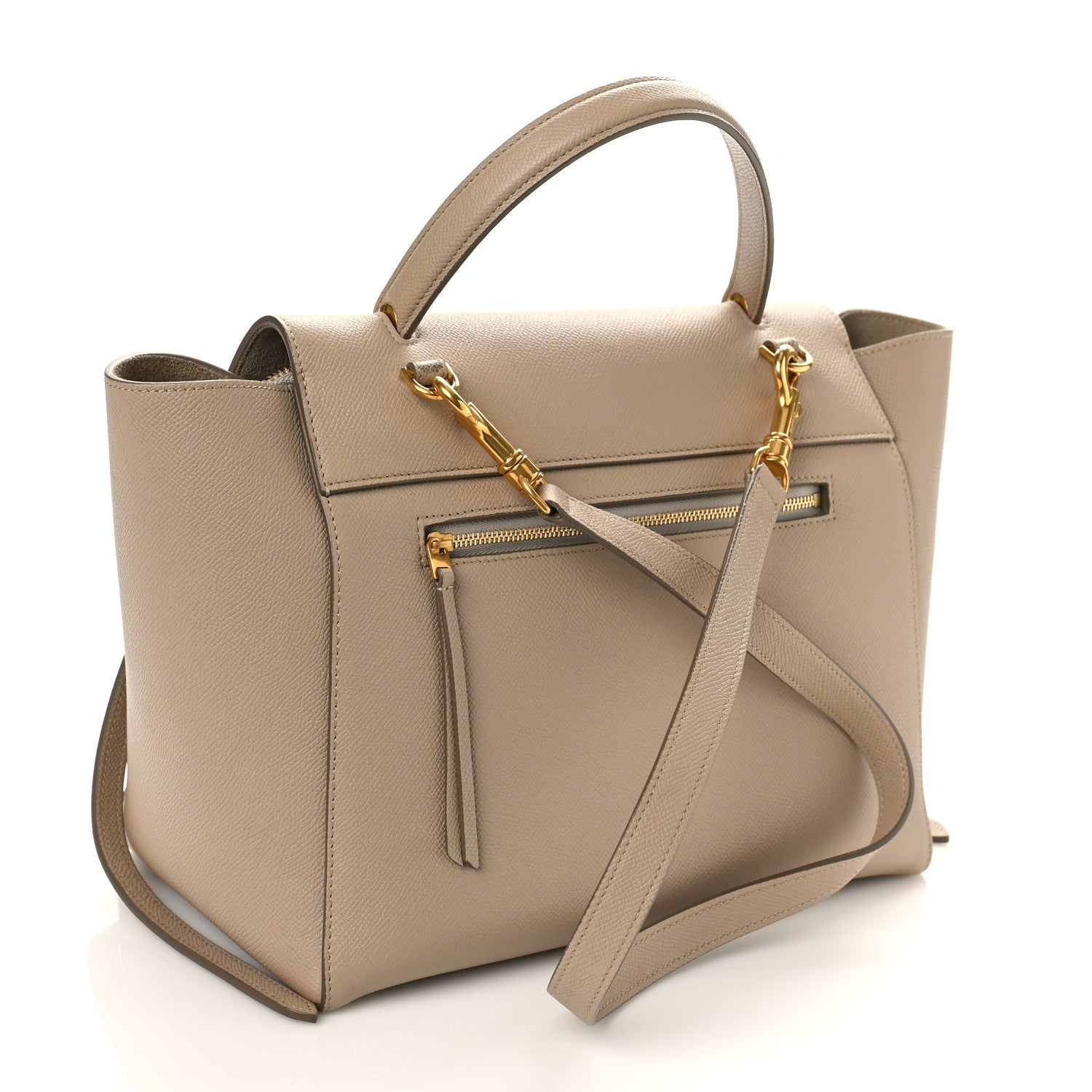 Celine Grained Calfskin Mini Belt Bag Light Taupe 3 of 9