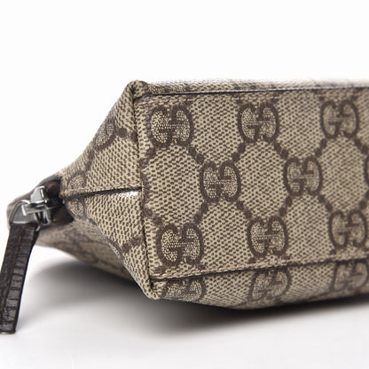 Gucci Coated Canvas Monogram Cosmetic Case Dark Brown 8 of 9