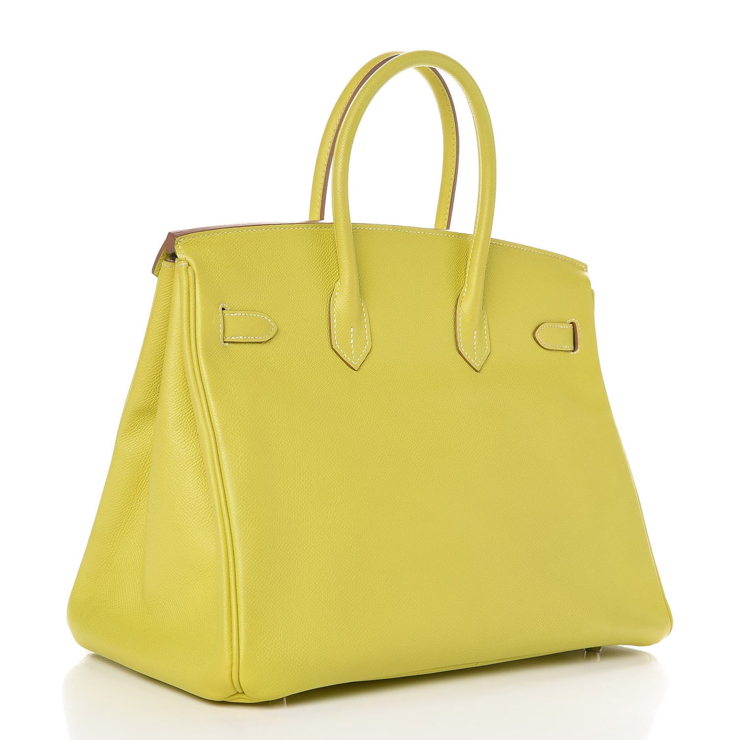 Epsom Candy Birkin 35 Lime Gris Perle