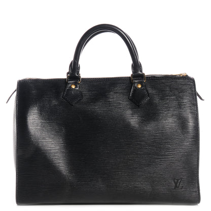 Louis Vuitton Epi Speedy 30 Black 1 of 8