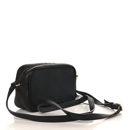 Gucci Pebbled Calfskin Mini Soho Disco Bag Black 3 of 9