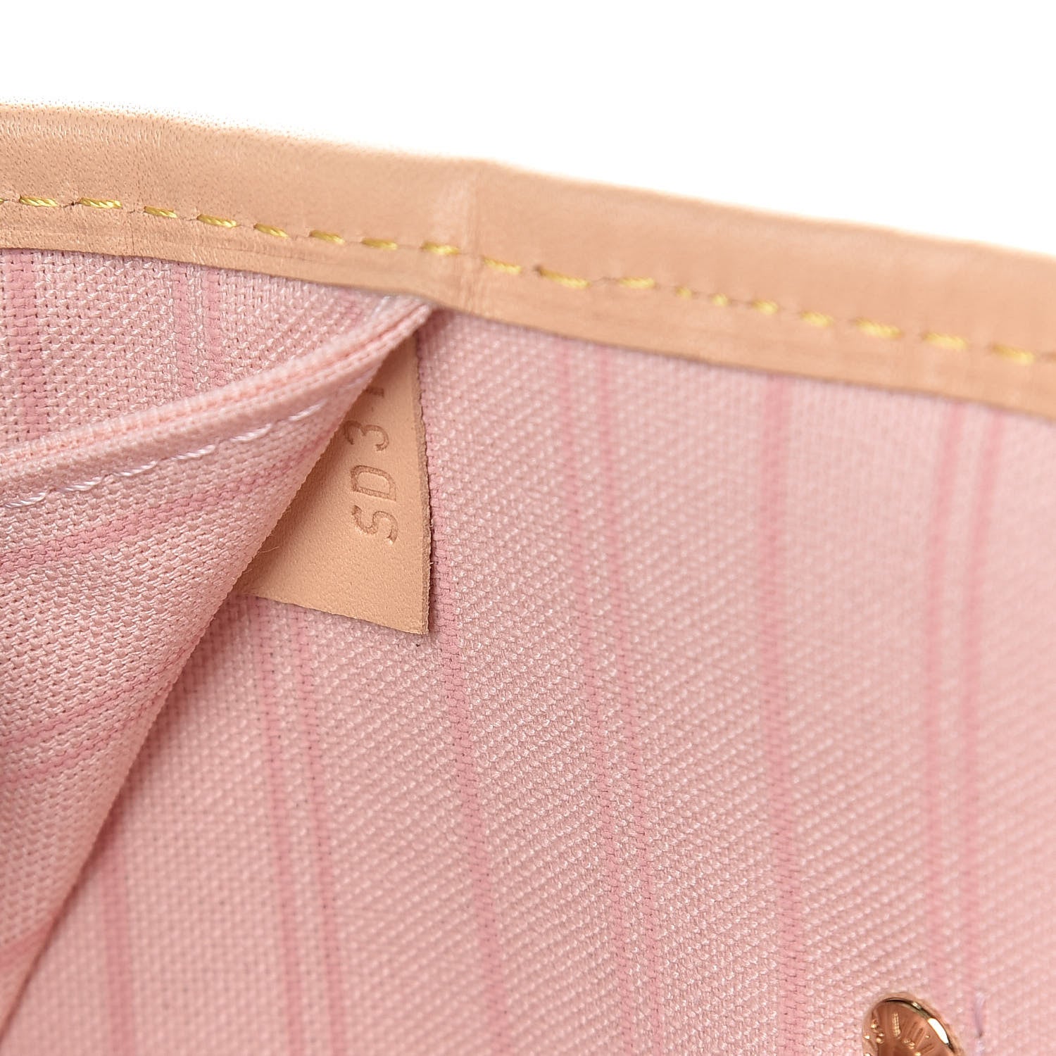 Louis Vuitton Damier Azur Neo Neverfull MM Rose Ballerine 7 of 10