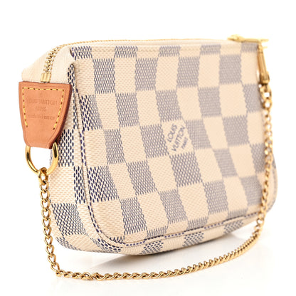 Louis Vuitton Damier Azur Mini Pochette Accessories 3 of 7