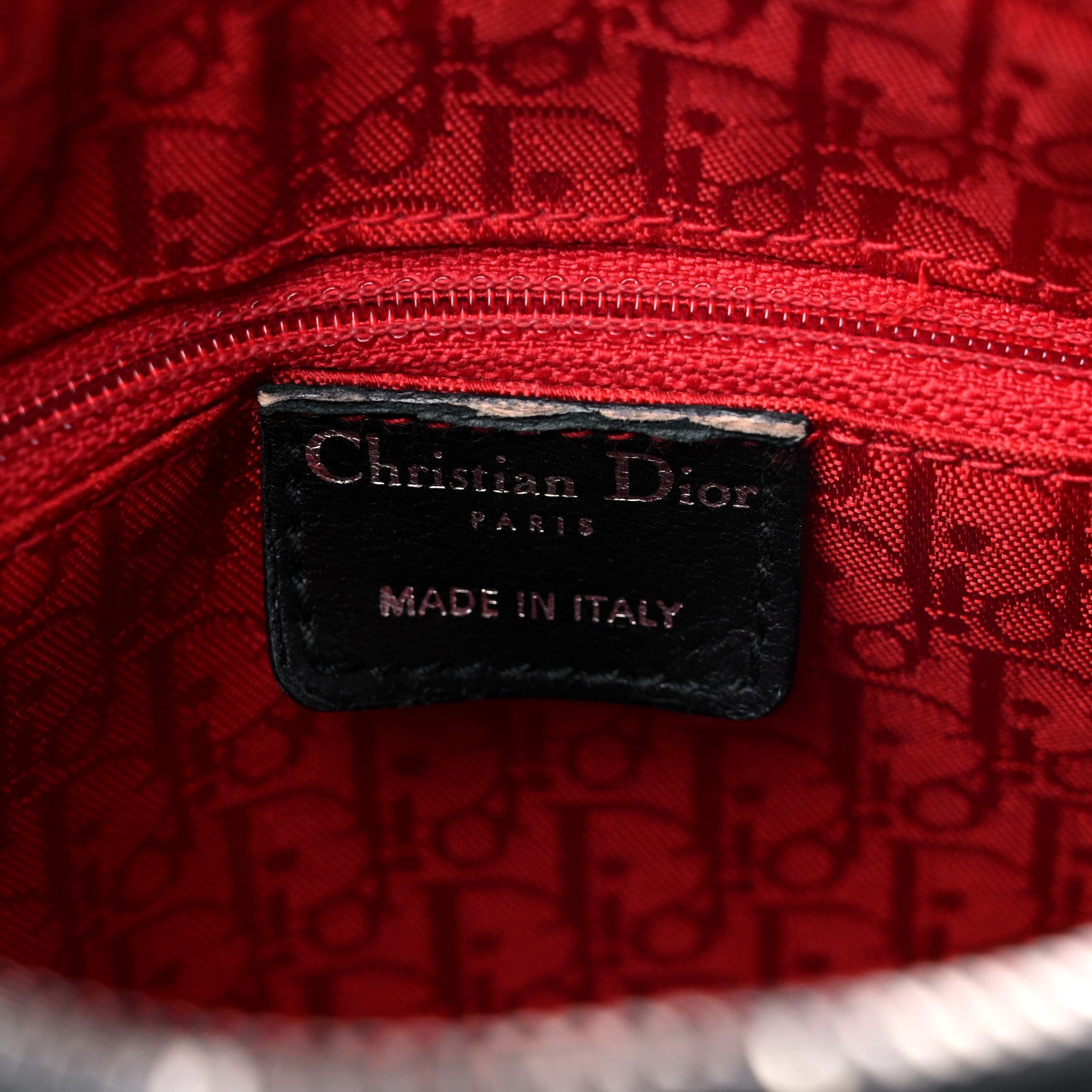 Christian Dior Lambskin Cannage Medium Lady Dior Black 5 of 12