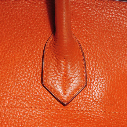 Hermes Taurillon Clemence JPG Birkin 42 Orange 10 of 21