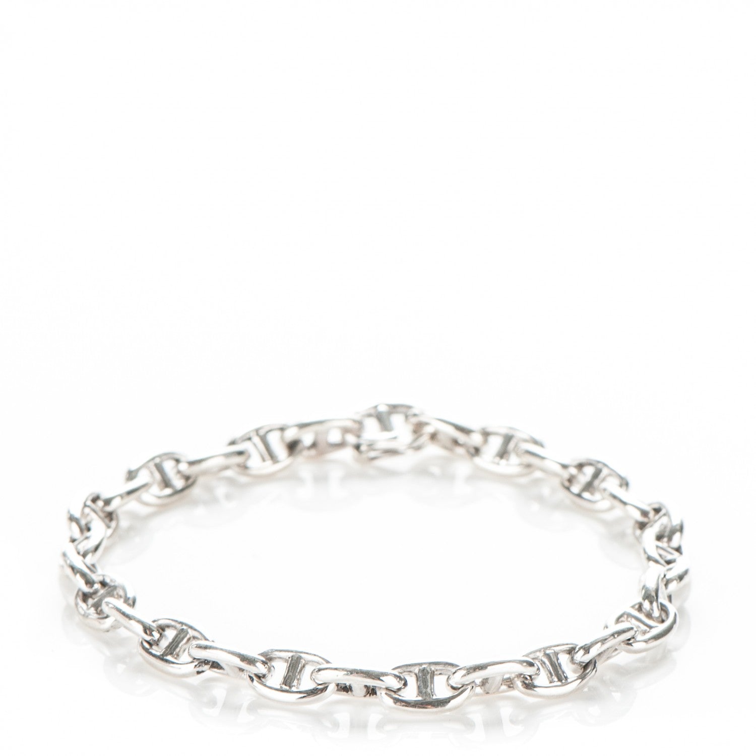 Hermes Sterling Silver Chaine d'Ancre Bracelet 1 of 4