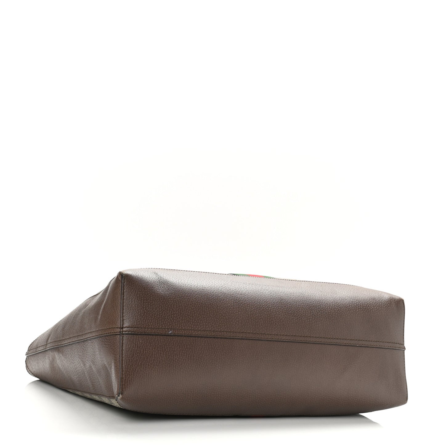 GG Supreme Monogram Web Ophidia Tote Brown