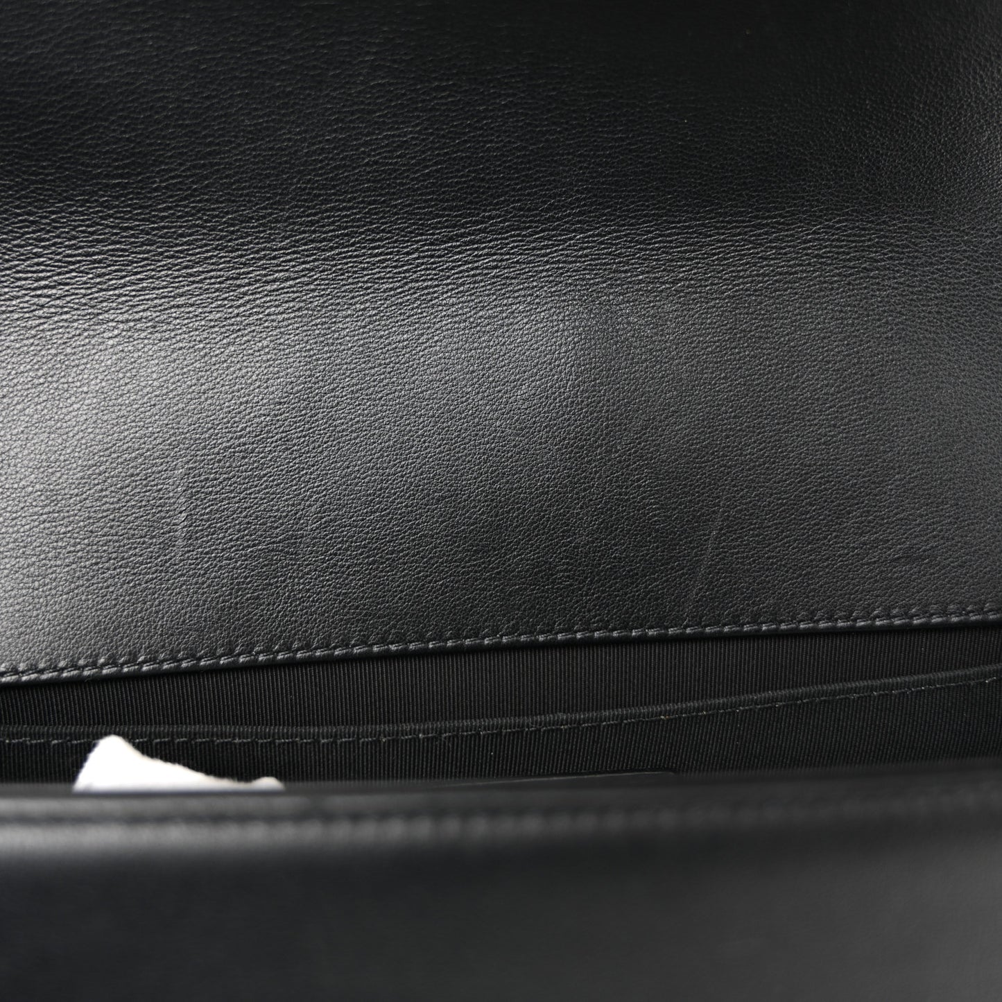 Lambskin Quilted Medium Boy Flap Black