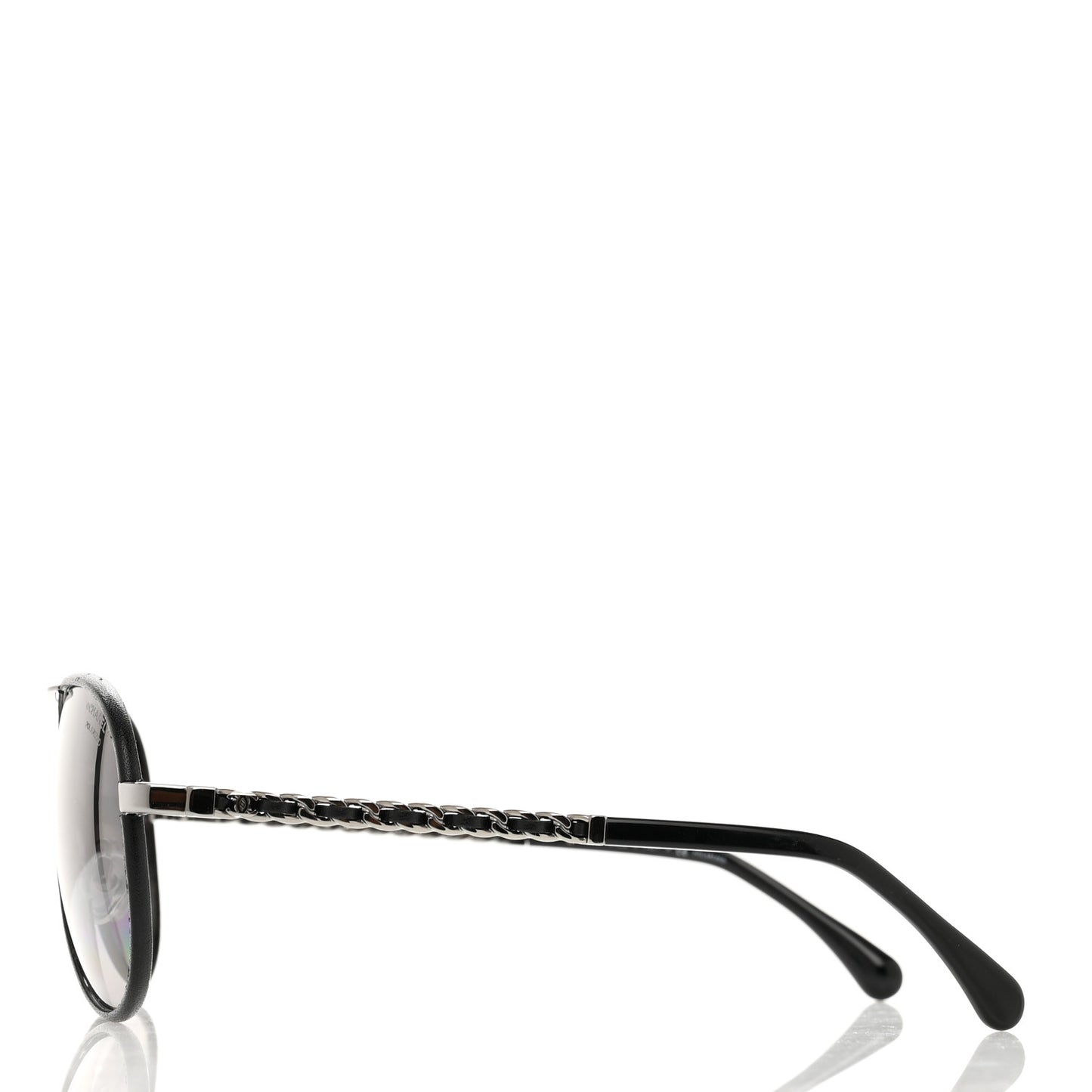 Metal Polarized Pilot Winter Sunglasses 4219-Q Black