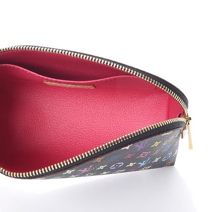 Louis Vuitton Monogram Multicolor Cosmetic Pouch Black Grenade 5 of 8