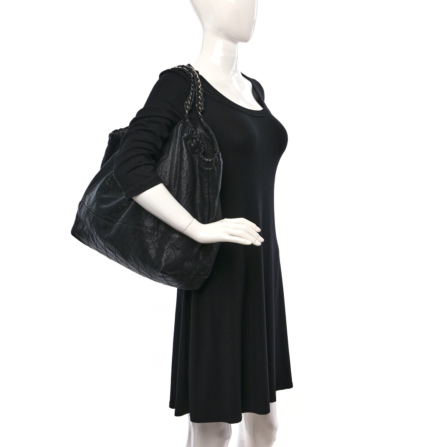 Chanel Calfskin Baby Coco Cabas Black 2 of 11