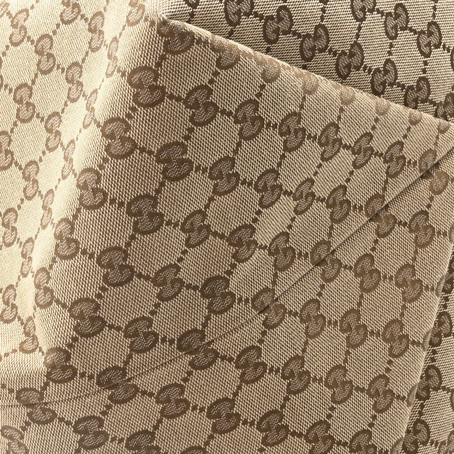 GG Supreme Monogram Web Medium Totissima Shopping Tote Beige Ebony