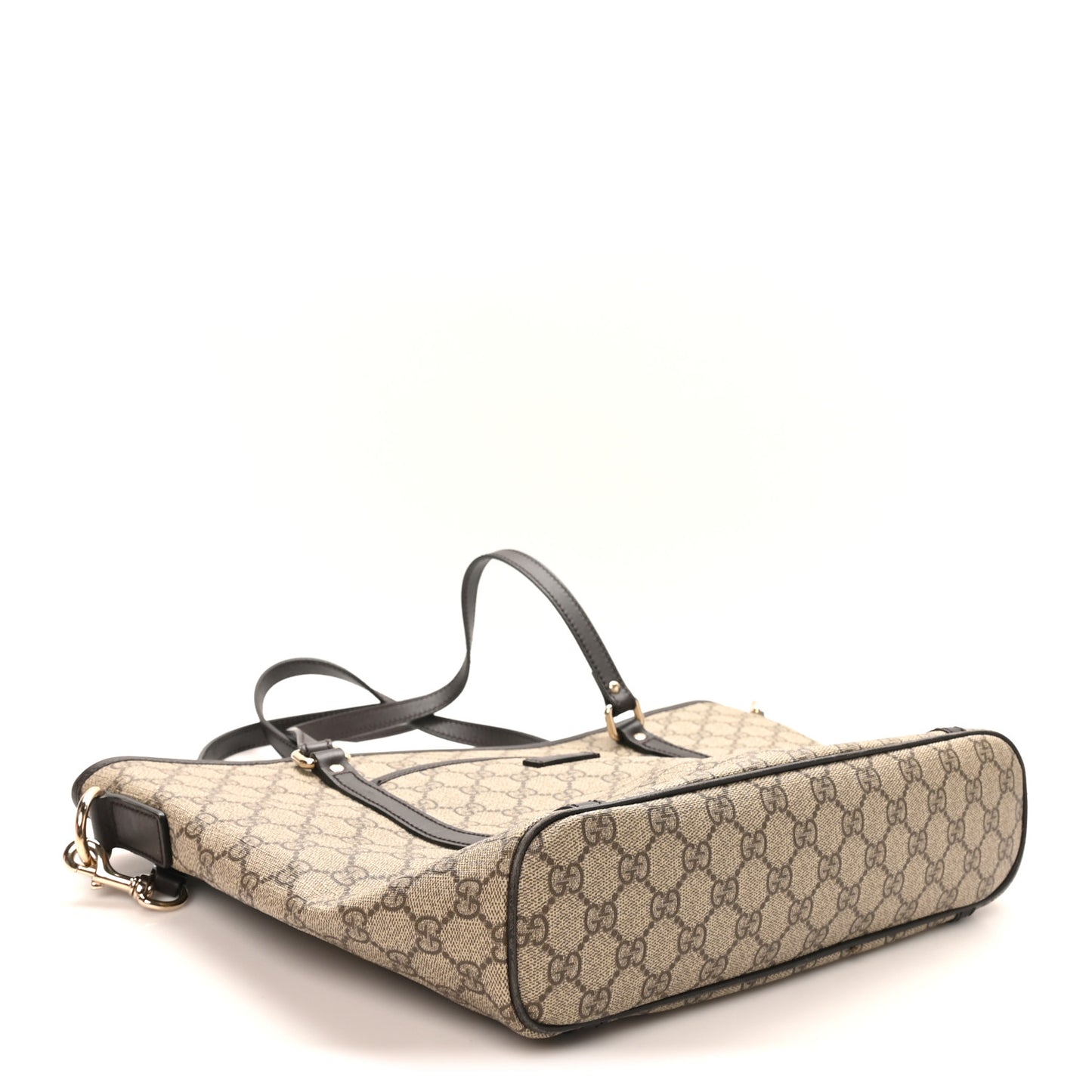 GG Supreme Monogram Medium Joy Tote Dark Brown