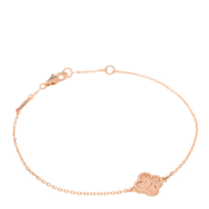 Van Cleef & Arpels 18K Rose Gold Sweet Alhambra Bracelet 1 of 5