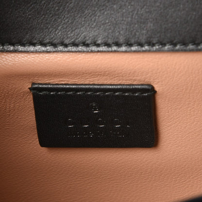 Gucci Velvet Crystal Mini Bee Broadway Shoulder Bag Black 8 of 10