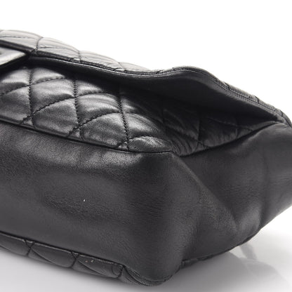 Chanel Lambskin Jumbo Coco Rain Flap Black 9 of 9